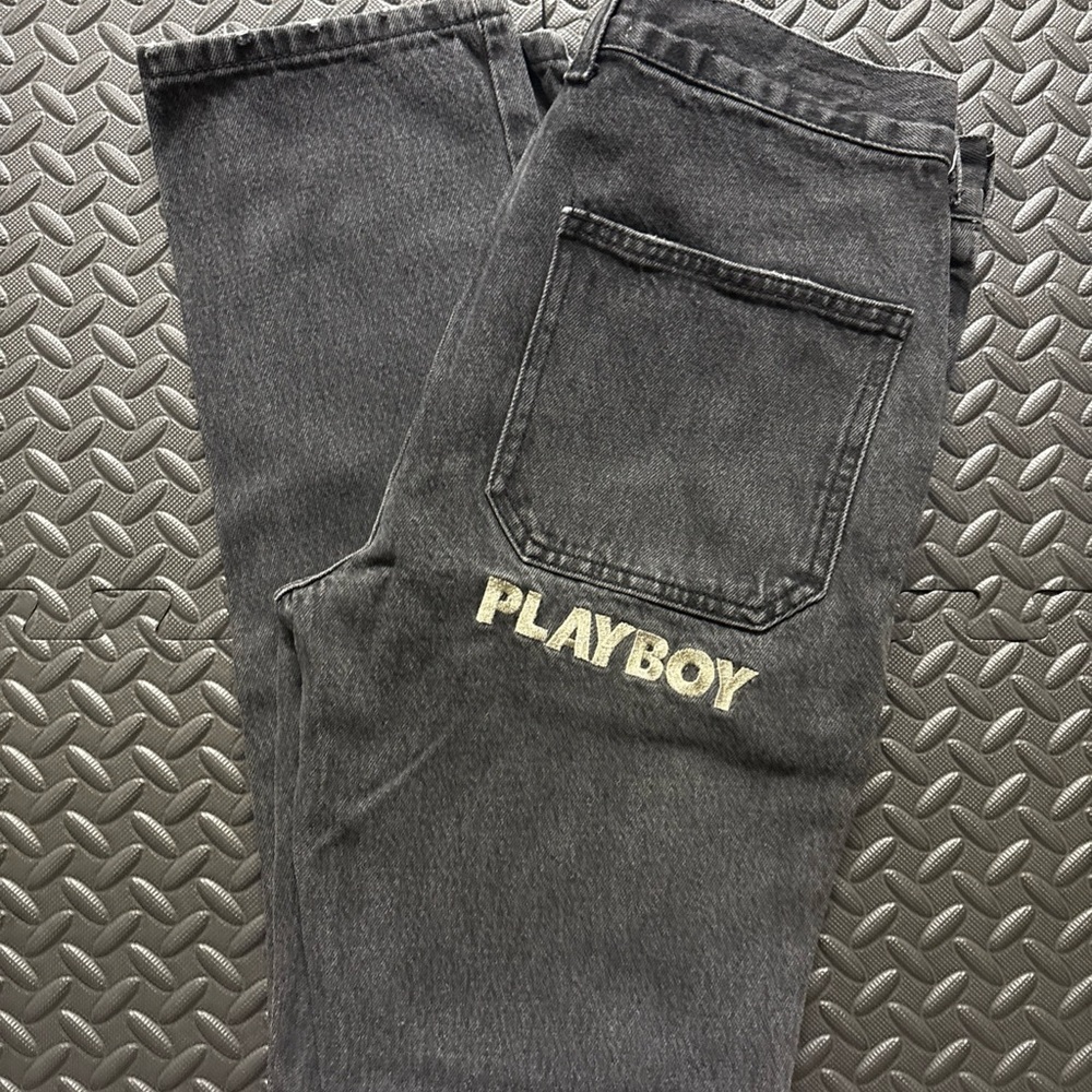 PLAYBOY Men's Charcoal Jeans